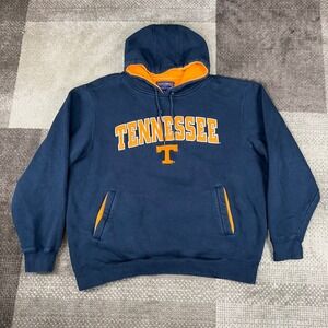 Champs Sports Tennessee Volunteers Hoodie Mens XL Navy Blue Orange NCAA Pullover